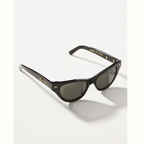 Machete Suzy Sunglasses Black Cat Eye NEW Anthropologie